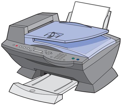 LEXMARK X6170 - Copie à l'aide du panneau de commandes et du scanner - 3