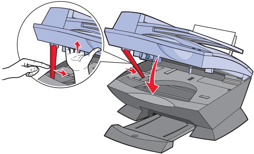 LEXMARK X6170 - Remplacement des cartouches d'encre - 7