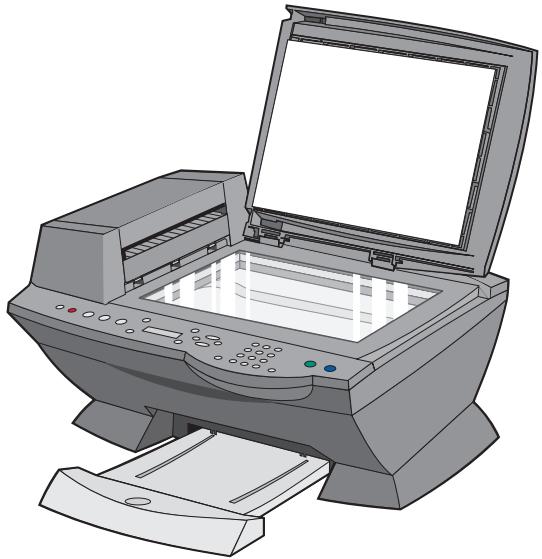 LEXMARK X6170 - Numérisation à l'aide du panneau de commandes et du scanner - 1
