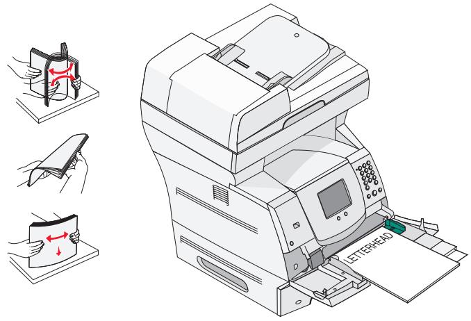 LEXMARK X642E - Bourrage papier Vérifier chargeur MF - 1