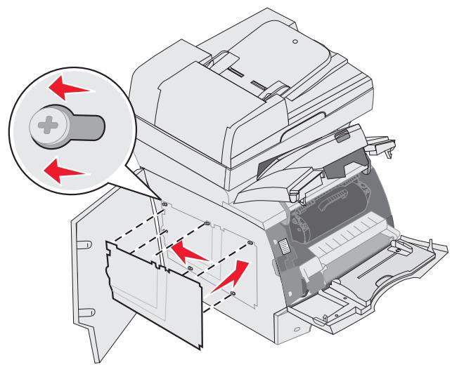 LEXMARK X642E - Remplacement de la plaque de protection - 1