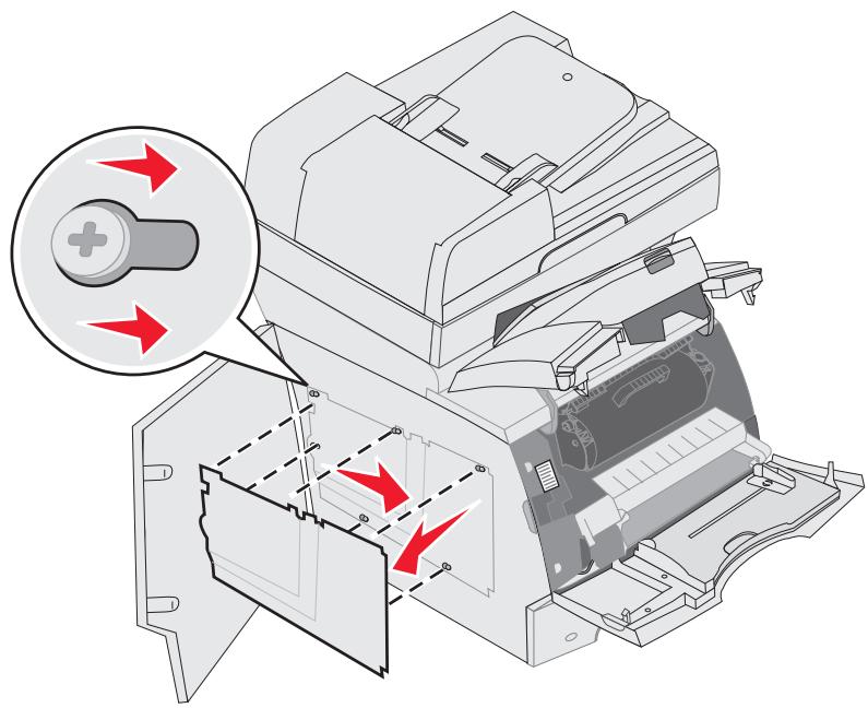 LEXMARK X642E - Accès à la carte logique du MFP - 5