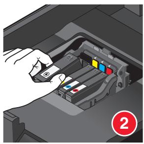 LEXMARK PRESTIGE PRO800 - Remplacement des cartouches - 3