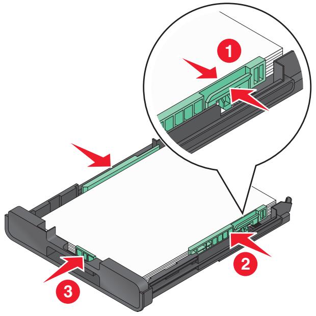 LEXMARK PRESTIGE PRO800 - Chargement du bac d'alimentation - 5
