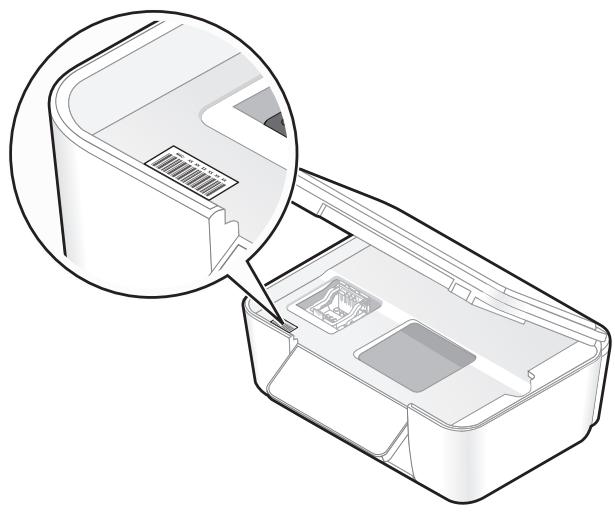 LEXMARK PRESTIGE PRO800 - Comment trouverl'adresseMAC? - 1
