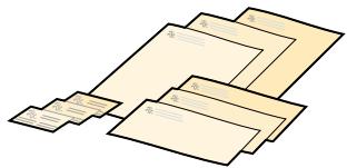 LEXMARK X73 - Personnalisation de cartes de visite, d'en-tête et d'envelopppees - 1