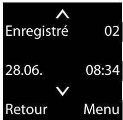 GIGASET C300 A - Ouverture de la liste des brouillons - 1