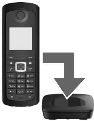 GIGASET E490,  E495 - Premier cycle de charge et décharge de la batterie - 1