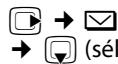 GIGASET E490,  E495 - Modification du nom d'une boîte aux lettres - 1