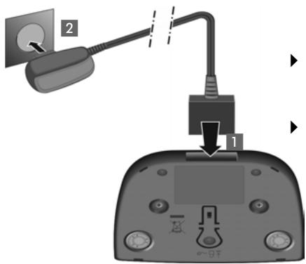 GIGASET SL610H PRO - Raccordement du chargeur - 1
