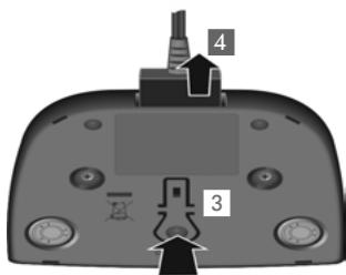 GIGASET SL610H PRO - Raccordement du chargeur - 2