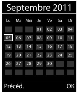 GIGASET SL610H PRO - Enregistrement d'un rendez-vous - 2