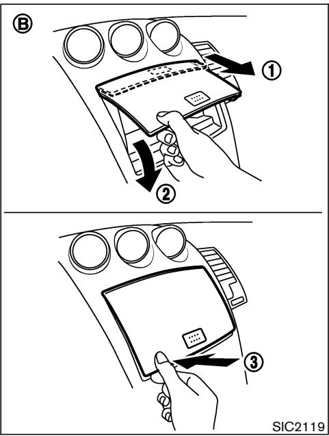 NISSAN 350Z 2003 - CASIER DU TABLEAU DE BORD (sauf modèles à système de navigation) - 1