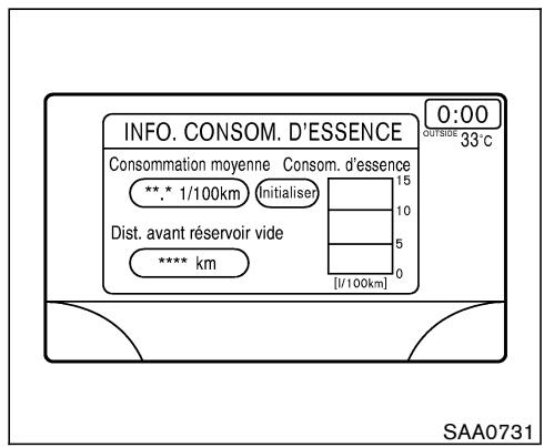 NISSAN MURANO 2005 - COMMENT UTILISER LA TOUCHE «TRIP» - 2