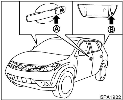 NISSAN MURANO 2005 - 3-12 Vérifications et réglages avant démarrage - 1