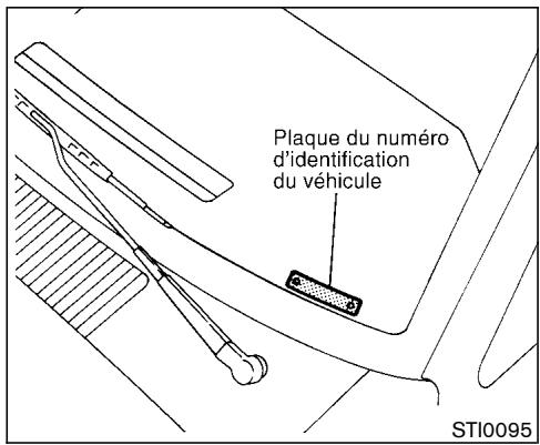 NISSAN PATHFINDER 2003 - IDENTIFICATION DU VÉHICULE - 1