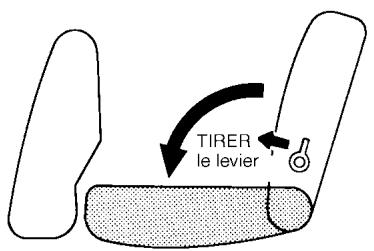 NISSAN PATHFINDER 2003 - Réglage du siège - 4