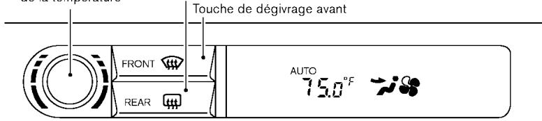 NISSAN PATHFINDER 2003 - CHAUFFAGE ET CLIMATISEUR (automatiques - Type A) (si le vehicule en est équipé) - 1