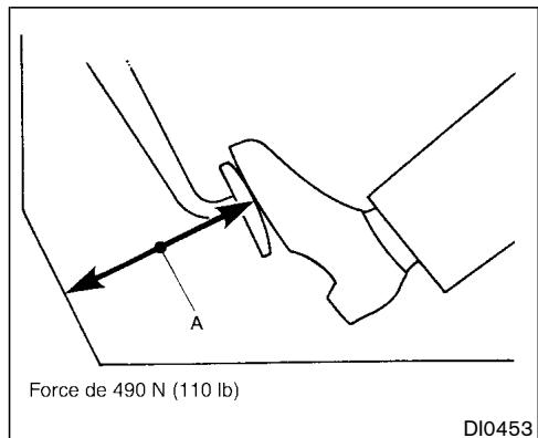NISSAN PATHFINDER 2003 - VÉRIFICATION DU FREIN DE STATIONNEMENT - 1