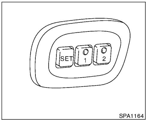 NISSAN PATHFINDER 2003 - SYSTÉME DE POSITIONNEMENT   AUTOMATIQUE DU SIÉGE (si le   vehicule en est élevé)   FONCTIONNEMENT DU SYSTÉME   DE POSITIONNEMENT   AUTOMATIQUE DU SIÉGE - 1