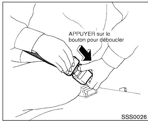NISSAN PATHFINDER 2003 - Crocket de ceinture de sécurité - 5