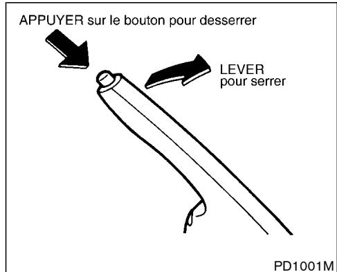 NISSAN PATHFINDER 2003 - FREIN DE STATIONNEMENT - 1