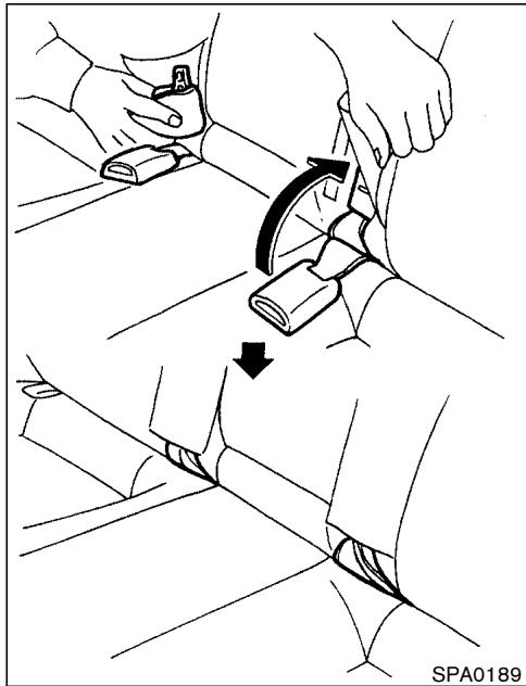 NISSAN PATHFINDER 2003 - Réglage du siège - 2