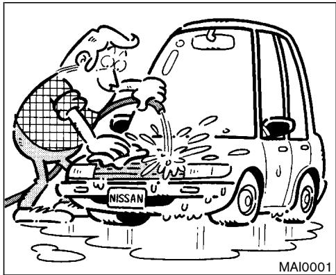 NISSAN PATHFINDER 2003 - NETTOYAGE DE L'EXTÉRIEUR DU VÉHICULE - 1