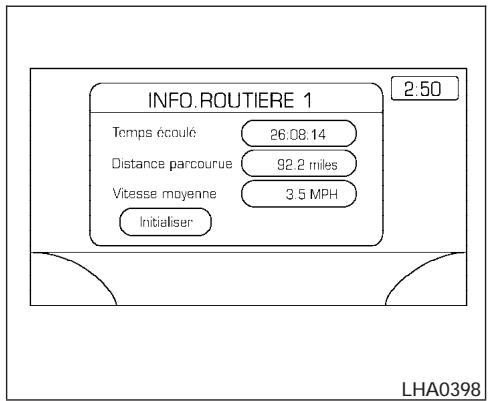 NISSAN PATHFINDER ARMADA 2004 - CONFIGURATION DE L'ÉCRAN DE DÉMARRAGE - 1