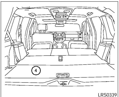 NISSAN PATHFINDER ARMADA 2004 - AVERTISSEMENT - 4