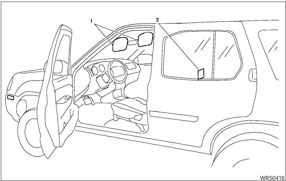 NISSAN PATHFINDER ARMADA 2004 - AVERTISSEMENT - 1