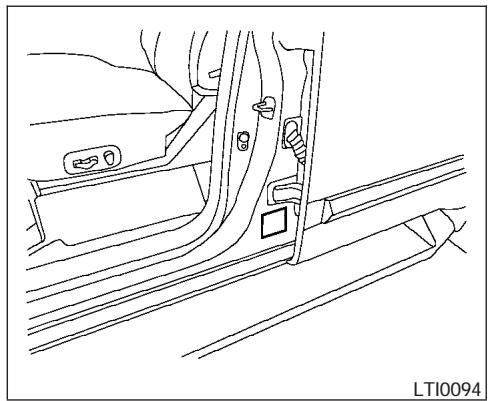 NISSAN PATHFINDER ARMADA 2004 - IDENTIFICATION DU VÉHICULE - 4