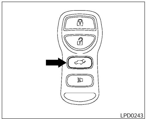 NISSAN PATHFINDER ARMADA 2004 - Couplage de la télécommande aux fonctions de mémorisation du positionneur automatique - 1