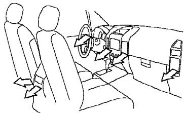 NISSAN PATHFINDER ARMADA 2004 - TABLEAUX DE DIRECTION DE L'AIR - 27
