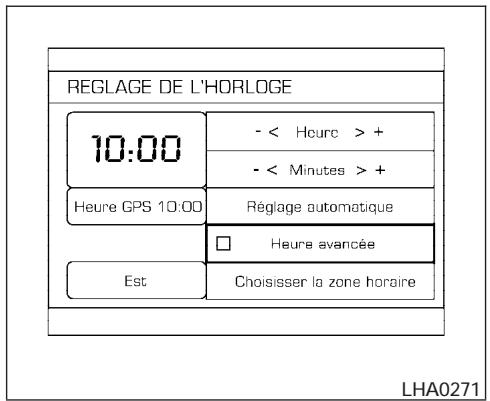 NISSAN PATHFINDER ARMADA 2004 - Réglage de l'heure : - 1