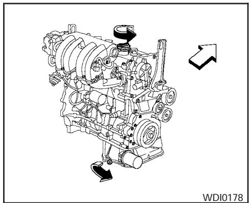 NISSAN SENTRA 2003 - VIDANGE D'HUILE MOTEUR - 1