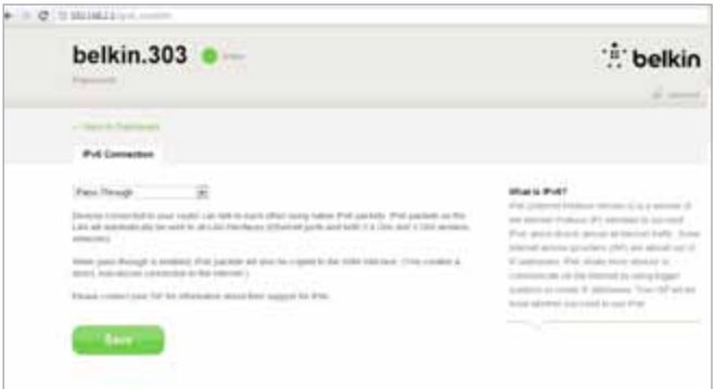 BELKIN SURF AC1200, WIFI BI-BANDE AC1200 - IPv6 Configuration - 1