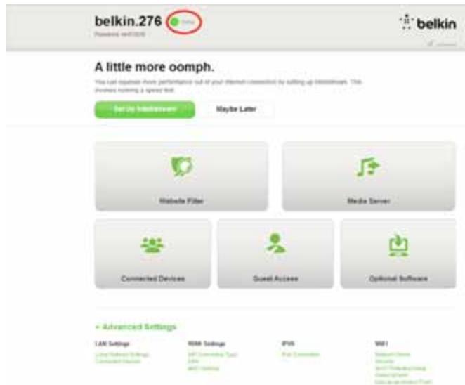 BELKIN SURF AC1200, WIFI BI-BANDE AC1200 - PPPoE Connection - 2