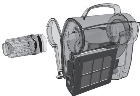 ELECTROLUX ZUS3932G ULTRA SILENCER - Arrumação flexível: - 2
