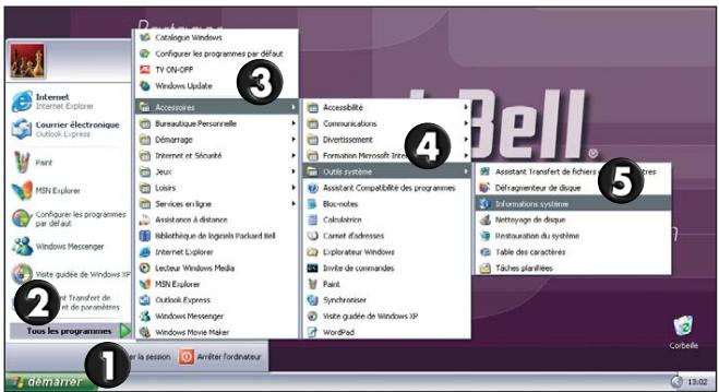 PACKARD BELL IMEDIA 7034 POWER CINEMA - A) Informations sur mon ordinateur - 2