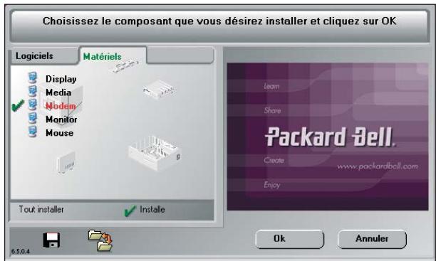 PACKARD BELL IXTREME4021PHOTO DREAM MACHINE - RESTAURATION DE VOTRE CONFIGURATION MATÉRIELLE - 1