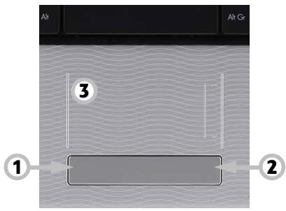 PACKARD BELL EN LJ65 - Pavé tactile - 2