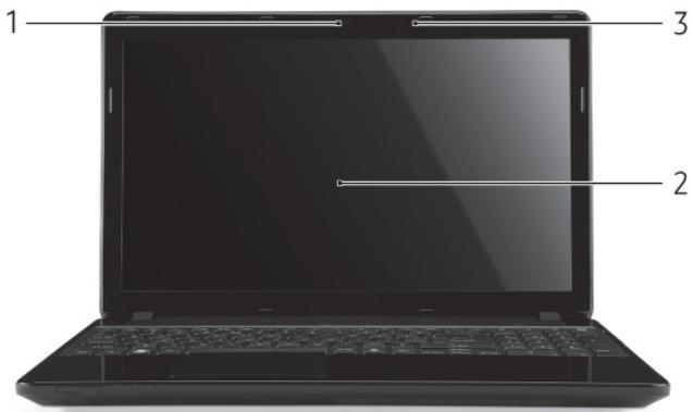 PACKARD BELL EN TV43HC - VUE SUPÉRIEURE - AFFICHAGE - 1