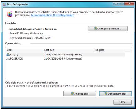 PACKARD BELL ONETWO PW.U6B - Défragmenteur de disque - 2