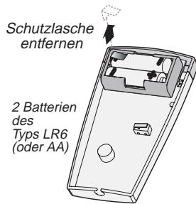 DELTA DORE CLLX - Batterien einlagen bzw. ersetzen - 1