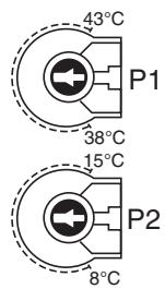 DELTA DORE DELTA 620 BT - Réglage des températures - 1