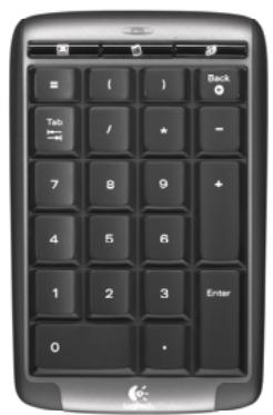 LOGITECH CORDLESS NUMBER PAD NOTEBOOKS - 1
