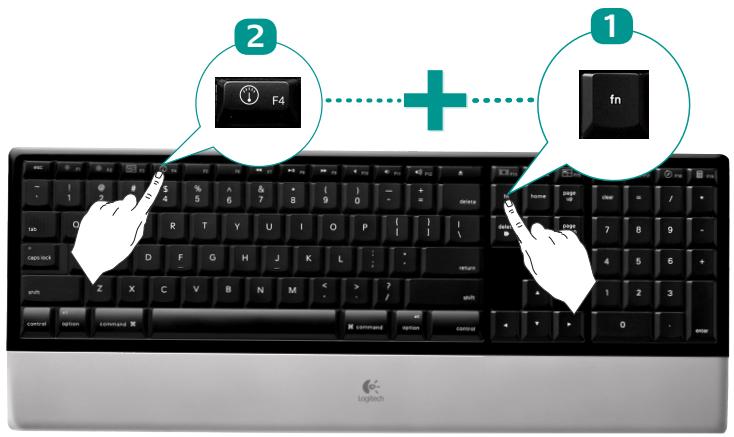 LOGITECH DINOVO KEYBOARD - \section*{Característica del teclado} - 1