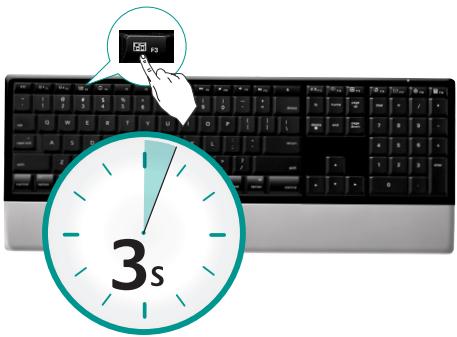 LOGITECH DINOVO KEYBOARD - Reasignación de las teclas F - 1