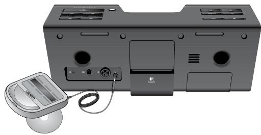 LOGITECH PURE-FI ANYTIME - Pour utiliser l'entrée auxiliaire 3,5 mm: - 1